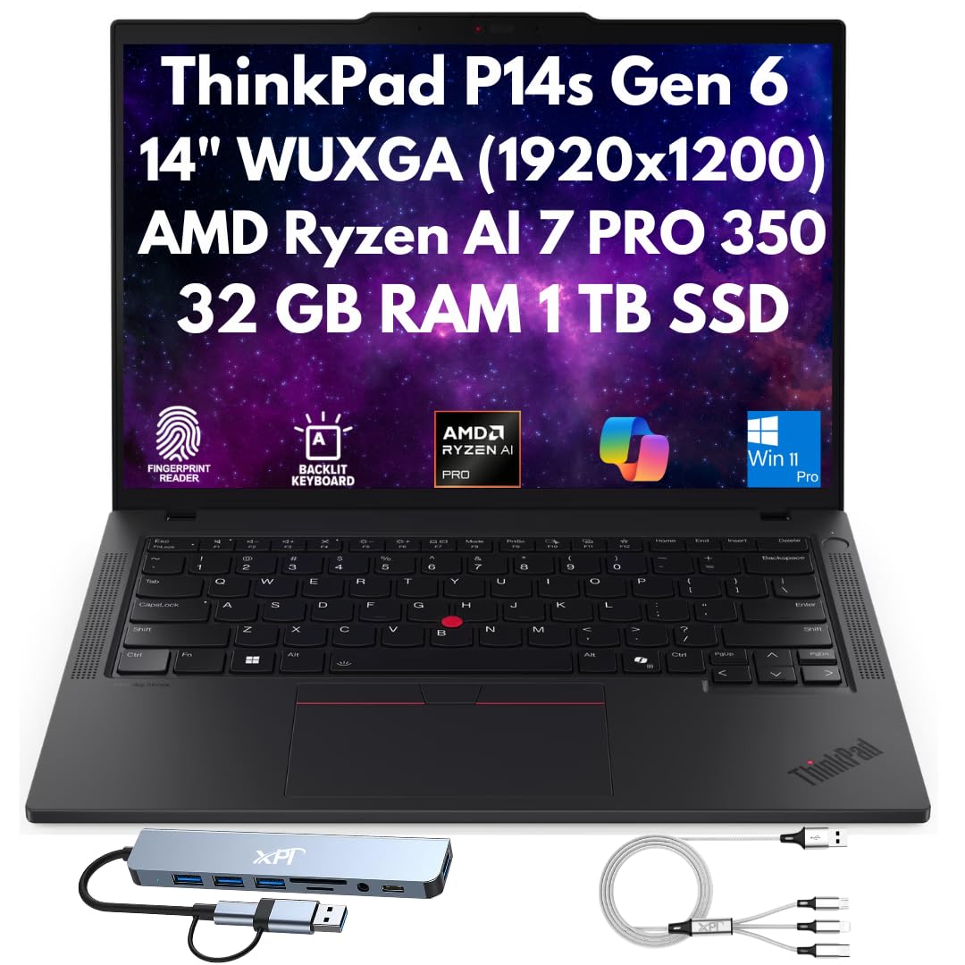 Amazon.com: Lenovo ThinkPad P14s Gen 6 AI Ready Business Laptop