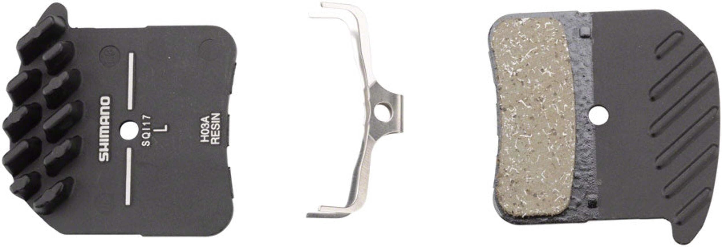 Shimano H03A Disc Brake Pads - Resin, Alloy Backed With Ice-Tech Cooling Fins