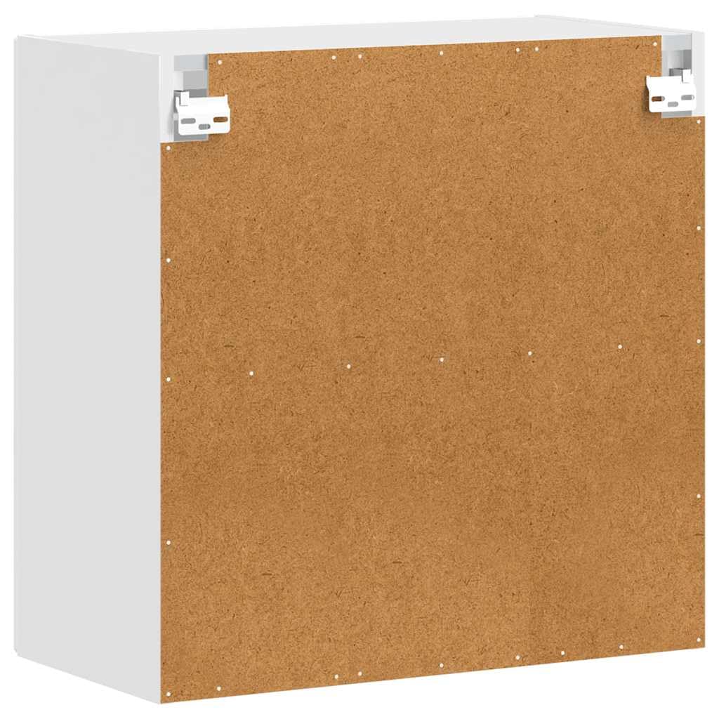 vidaXL Armoire Murale de Cuisine avec Porte en Verre Porto Blanc