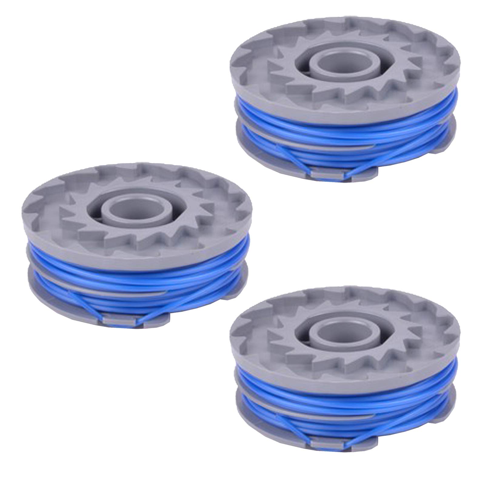 Spares2go Spool and Line for Ryobi Strimmer Trimmer (Pack of 3)