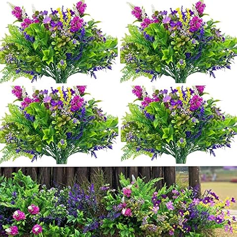 WAKISAKI Lot de 36 plantes artificielles Cover