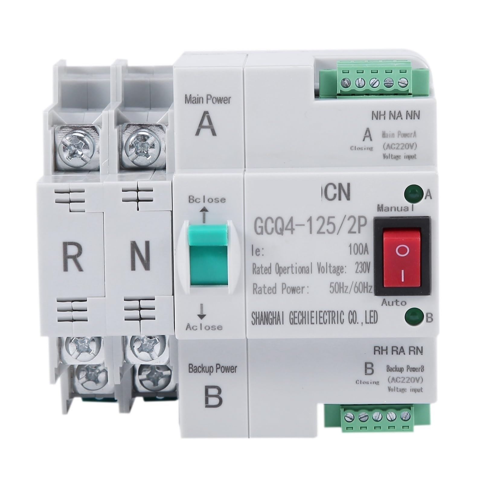 Interrupteur double puissance AF91 100 A, boîtier rail 35 mm - 3