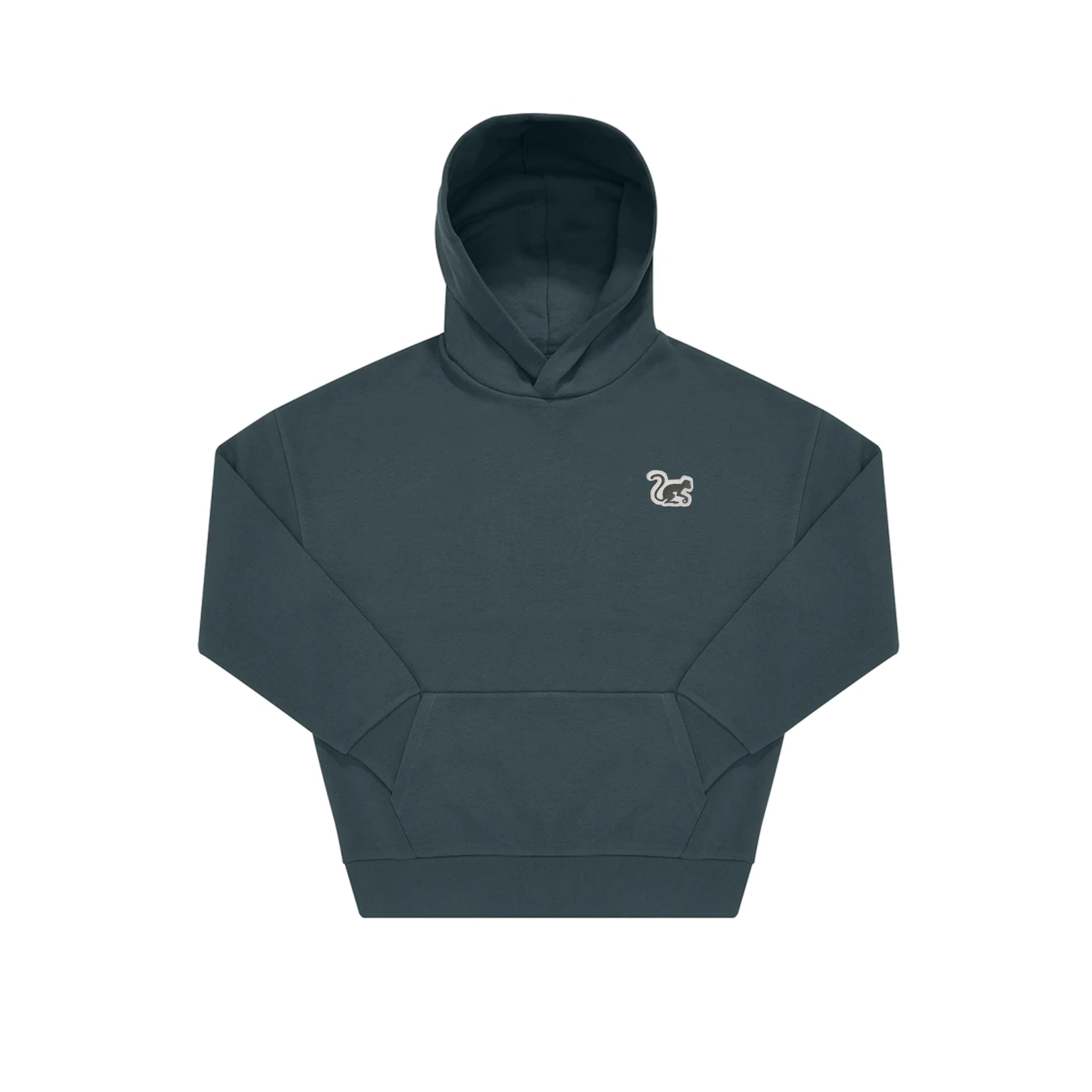 Surf Monkey Felpa Uomo 1/4 Zip – Cotone Biologico E Poliestere Riciclato, Fit Regolare Con Spalle Cadenti
