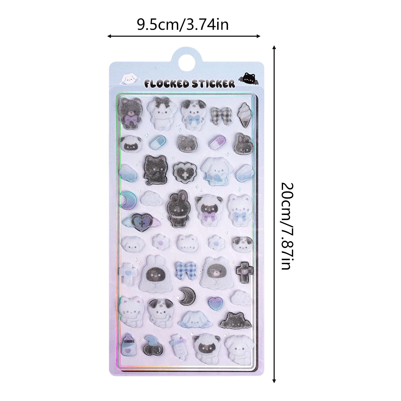 Adhesivos para Scrapbooking Calcomanías Adhesivas Decorativas de Animales | Pegatinas Infantiles Para Chicas Adolescentes Portátiles Maletas Skateboard Cuadernos