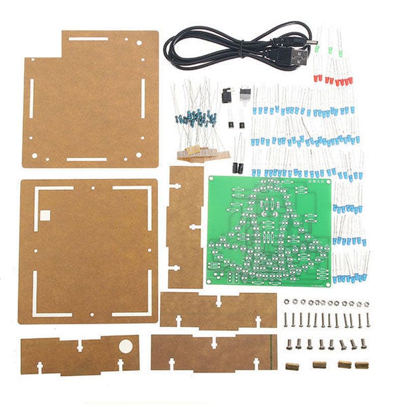 5V USB DIY Funny Christmas Shaking Bell Wobbly Windbell Electronic Flash Module Board LED Kit Jingle Bell Tinkle Bell