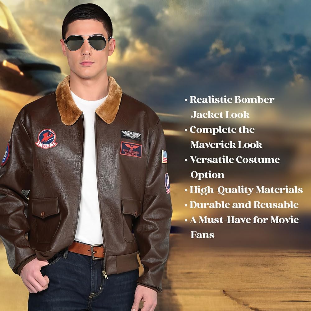 Amazon.co.jp: Party City Top Gun:マーベリック ボンバージャケット