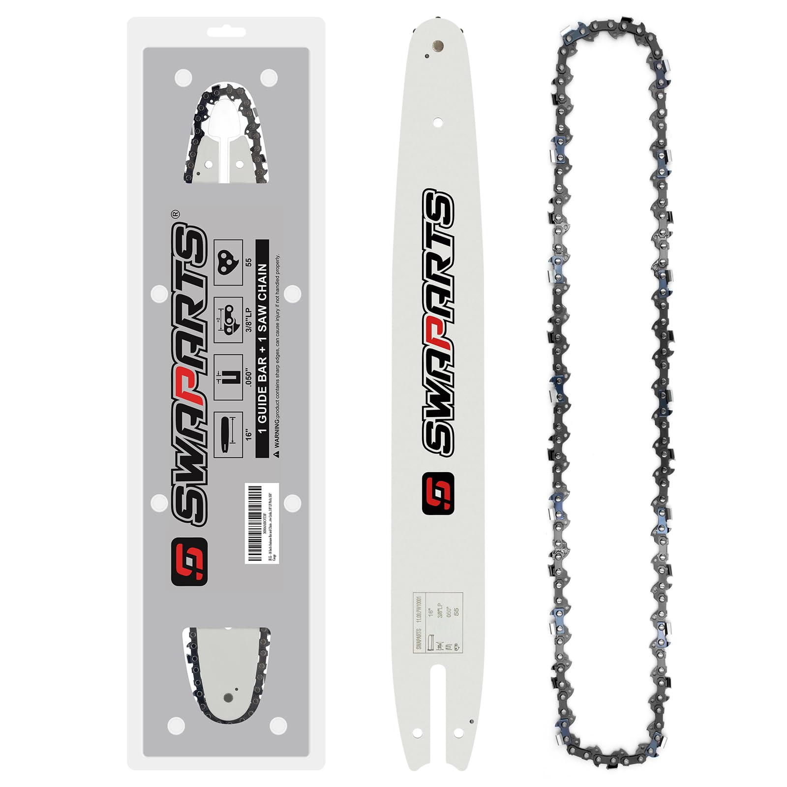 Amazon.com : 16 Inch Replacement Chainsaw Bar and Chain