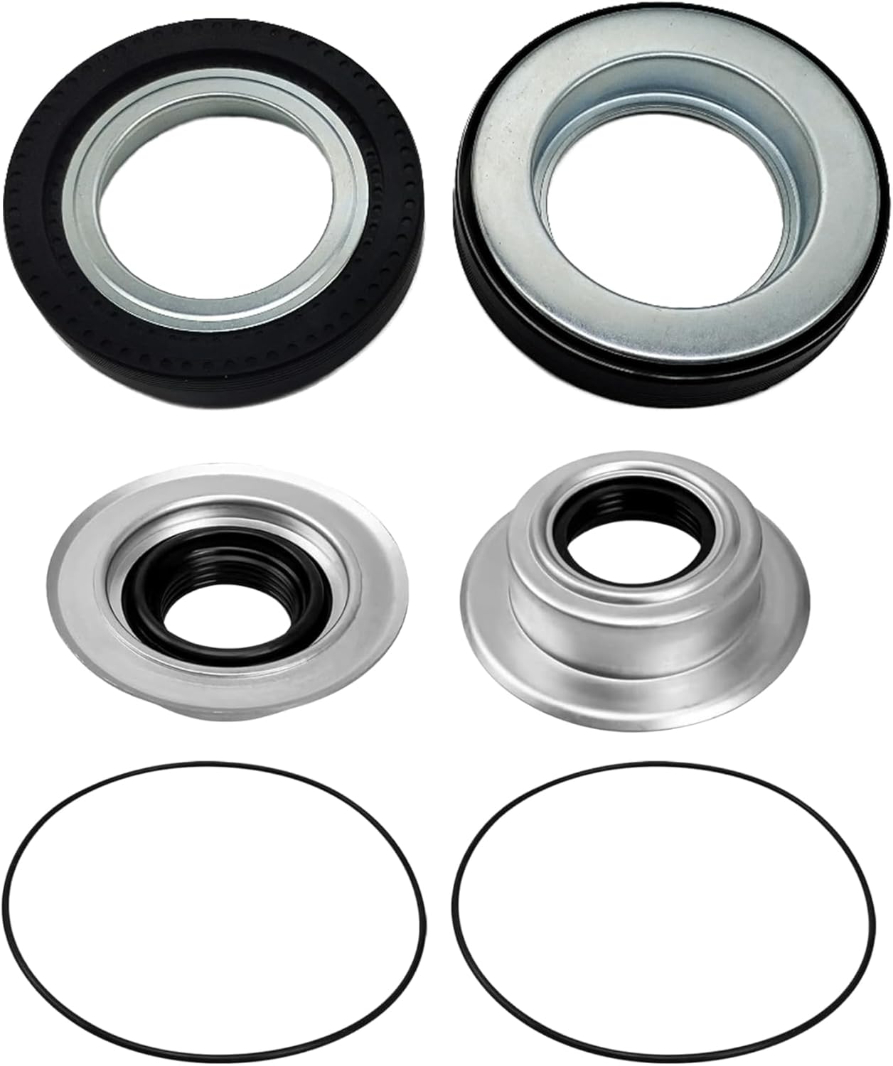 Racing Front Axle Vaccum Knuckle Seal & Hub O-Ring & Dust Seals Kit 2017426 2014835 54983 60-shaft Seal Kit Replacement for F350 F450 F550 2005-2019 Super Duty Vehicles