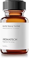 Vista 10 de AromaTech Aceite de aroma de té blanco y tomillo para difusores de aceite de aroma, 0.3 onzas líquidas