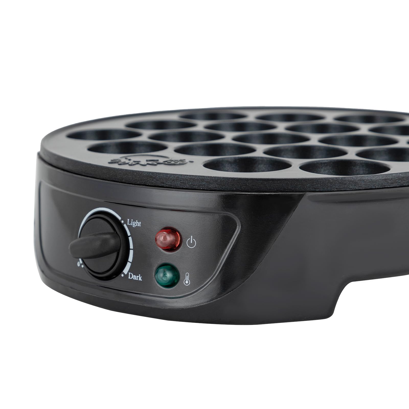 750W Takoyaki Maker Elettrico 18 Fori Antiaderente Nero Bistecchiera Poffertjes