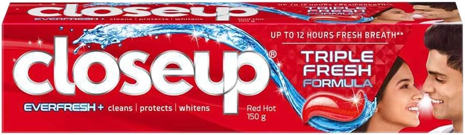 Closeup Red Hot Ever Fresh Toothpaste - 150gm (Save Rs 6)