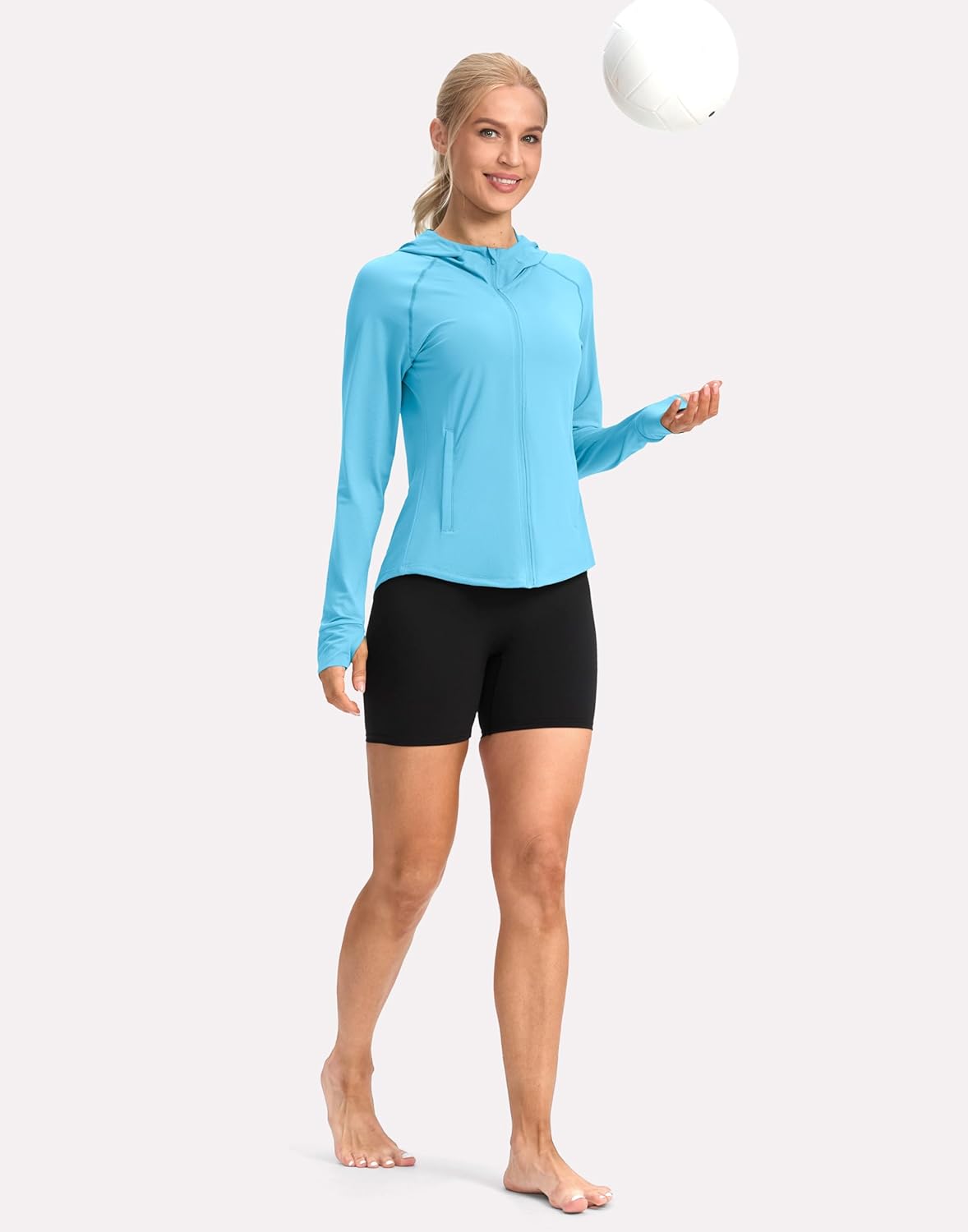 G Gradual Women's UPF 50+ Sun Protection Hoodie Jacket Lightweight Zip Up Jackets Long Sleeve Shirts for Women Hiking Outdoor - Image 6