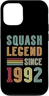 Squash Legend 1992 Squash Coach 34th Birthday Squash Player Case for iPhone 12/12 Pro