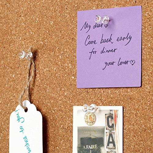 Reißzwecken Transparente Reißnagel mit Plastikbox Pinnadeln Pinnwand Nadeln für Korkplatte, Landkarte, Fotos, Haus, Handwerke,Wandkarten,Bulletin Board