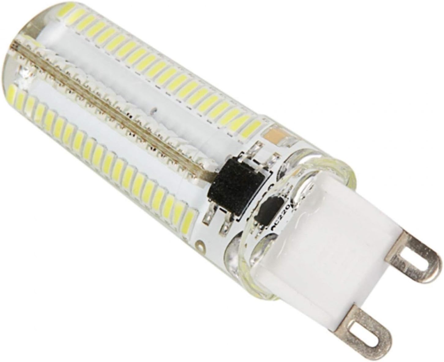 LED Bulbs Light Bulbs LED Bulb G9 Silicone Corn Bulb 3014 SMD 152LED Energy Saving Lamp Dimmable 7W LED Bulb for Lighting AC 220-240V (10 Pack) (Size : Cold White)