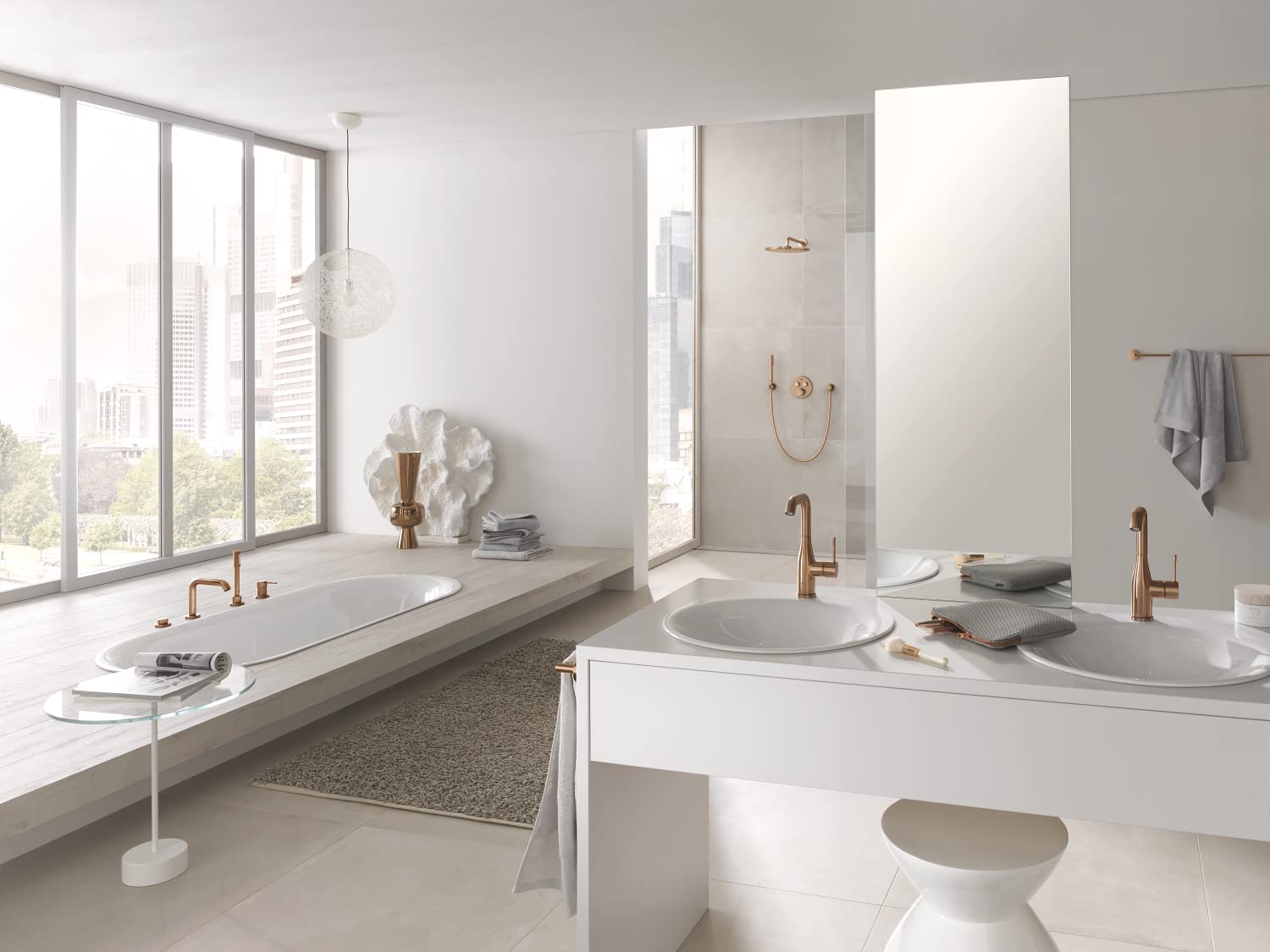 Grohe Essentials Becherhalter/Brushed Warm Sunset