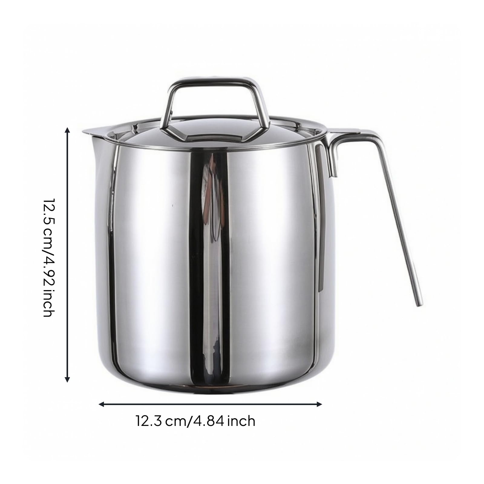 Grasera con Colador Acero Inoxidable, Espejo 1.5L