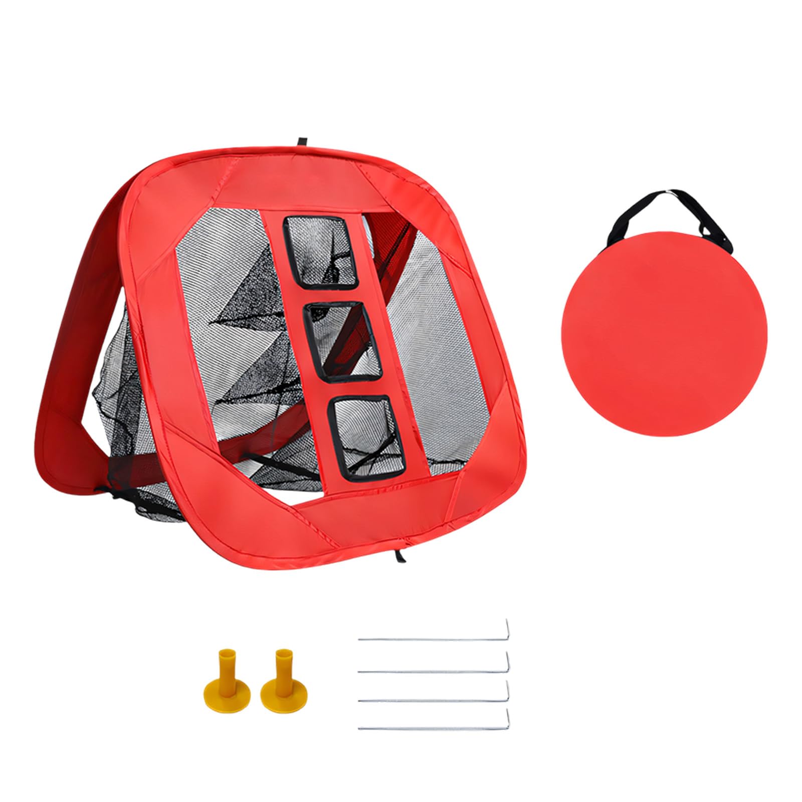 Red de entrenamiento de golf de configuración rápida para ejercicios de juego corto y diversión en el patio trasero, red de práctica de golf