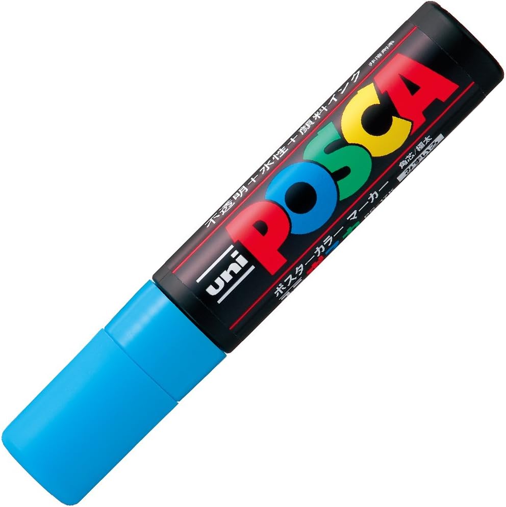 三菱鉛筆Uni Posca Extra Bold Marker, Sky Blue (PC17K.8)