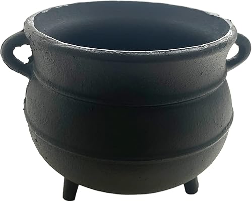 Miniatura 3 de Caldero de hierro fundido pintado negro Tamaño- 7 "D
