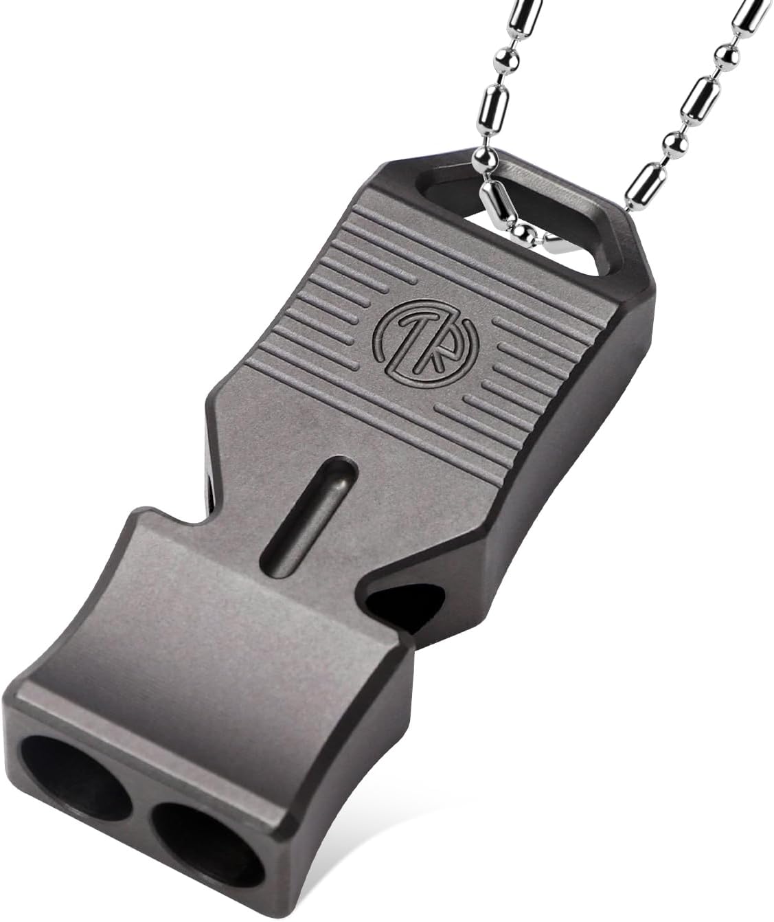 TACRAY Emergency Whistles, Portable Necklace Whistle with Loud Sound up to 120~130 decibels, for Emergency Survival, Life Saving, Hiking, Camping, and Pet Training