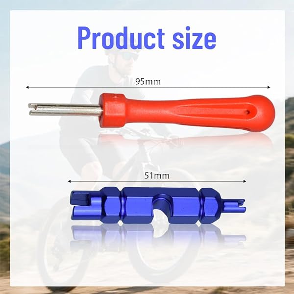 BDEPSTR Valve Core Remover Repair Tool,12 Pezzi Attrezzi, Estrattore per Valvole, Utensile per la Rimozione Delle Valvole, Utensile per la Riparazione di Biciclette, Auto, Moto e Camion - 4