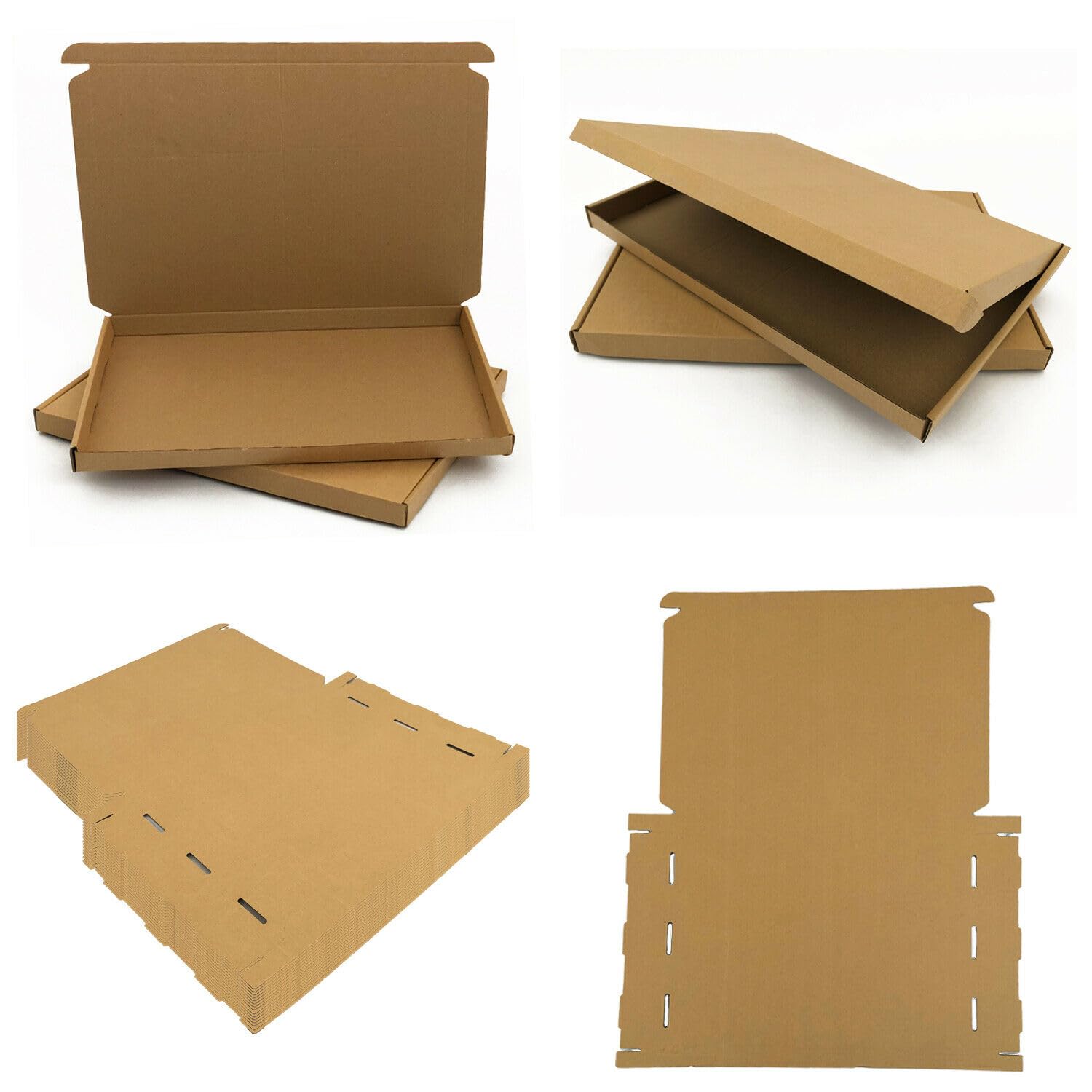 Red Rainbow C4/A4 PIP Box Shipping Postal Large Letter Boxes - Size: 320x230x20mm (PACK OF 300)