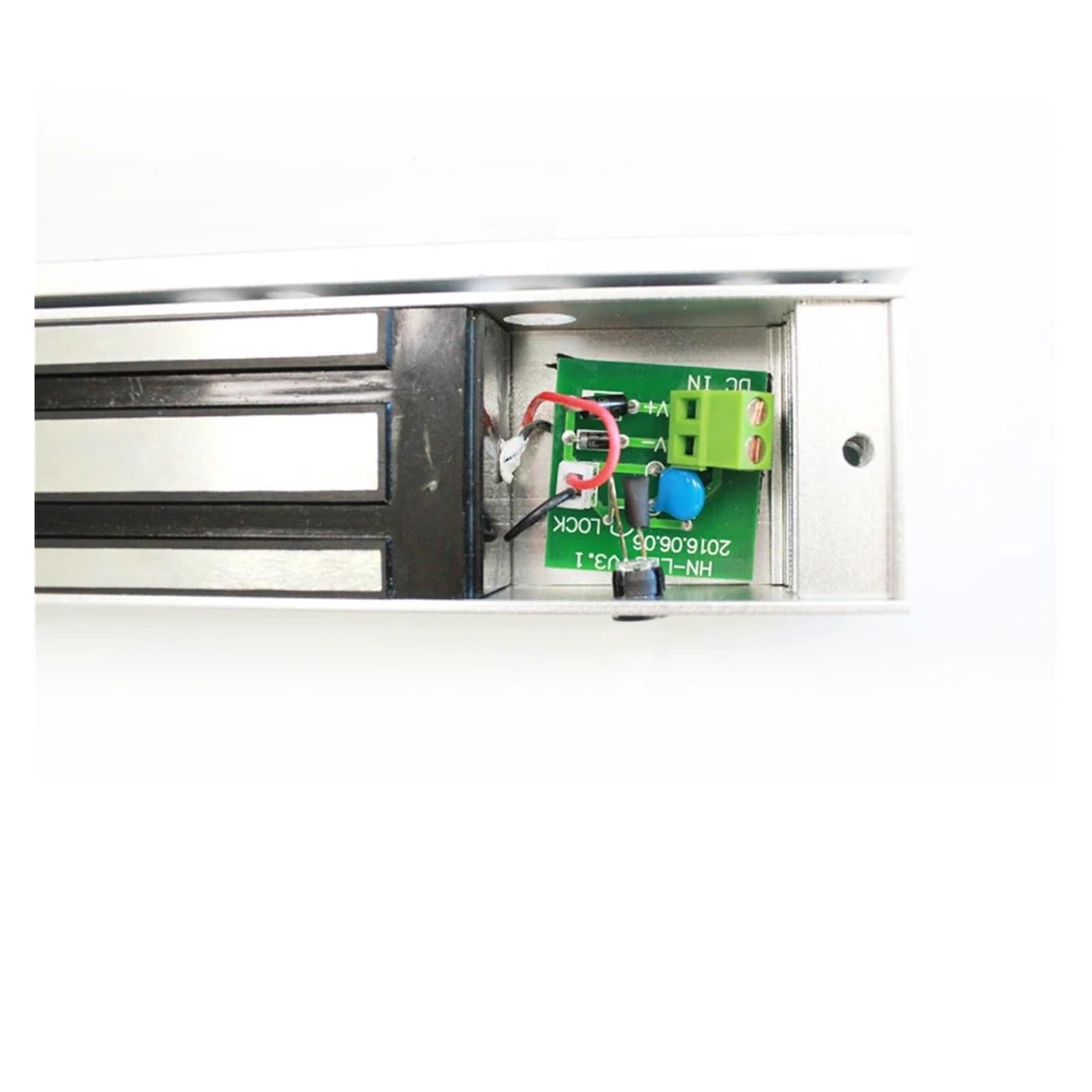 Cerradura magnética eléctrica | Electromagnético de puerta única DC 12V(180kg with ZL)