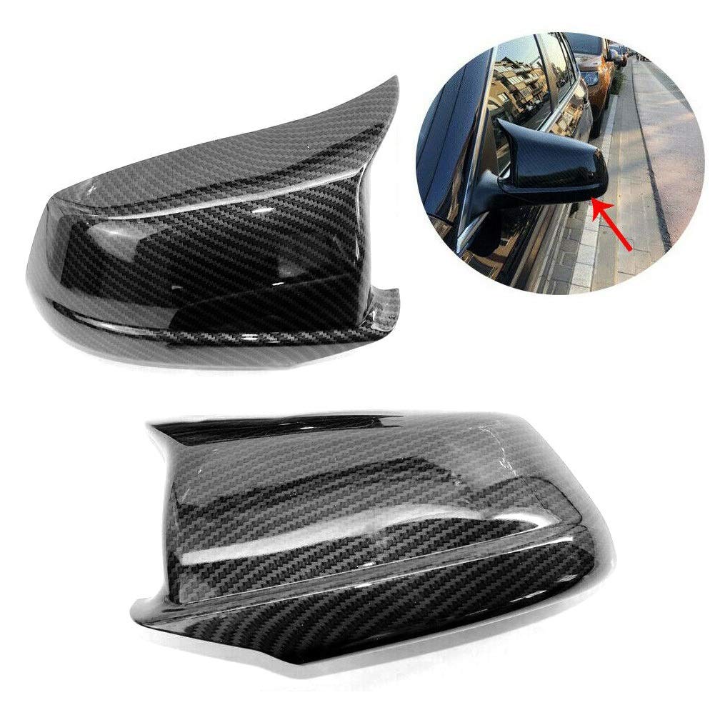1 Paire Coques Rétroviseurs BMW F10/F11 5 Series Pre-LCI 2011-2013 - Look Fibre De Carbone, Noir Brillant Ou Mat