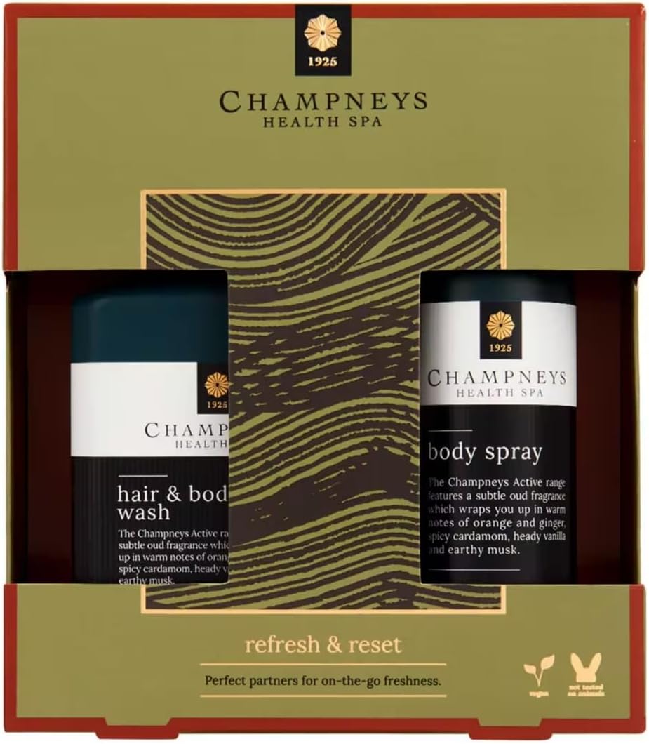 Champneys Active Refresh & Reset Body Duo Gift Set Amazon.co.uk Beauty