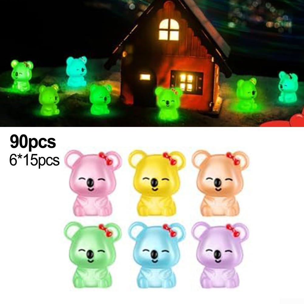 Generico Animali che si illuminano al buio - Ornamento luminoso sigillo | Decorazione bagliore notturno della piccola foca | oggetti in resina con