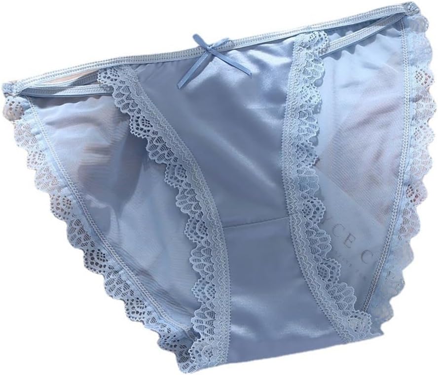 Mesh Underwear Girls Sexy Hollow Thin Belt Low Waist Lace Skin-friendly Pants