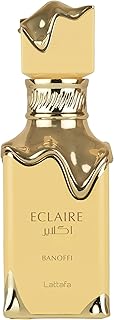 Lattafa Eclaire Banoffi – Gourmand, Sweet, Fruity, Musky – Eau de Parfum Spray Long-Lasting Fragrance for Women, 3.4 Ounce / 100 ml