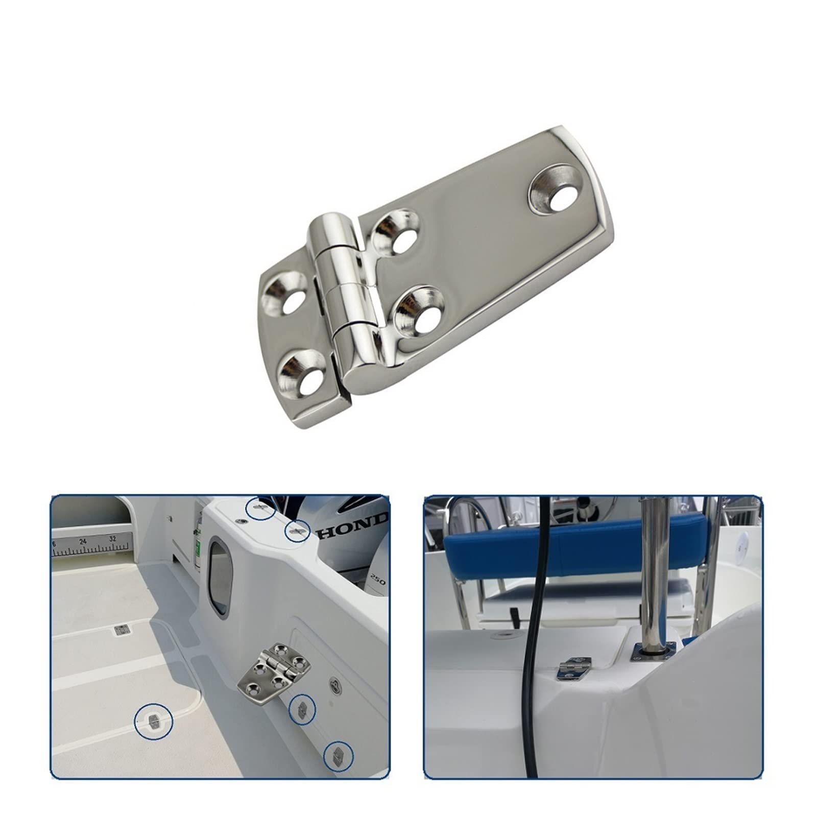 38mm X 102mm Grado Naval Bisagras Acero Inoxidable 316 Para Barco