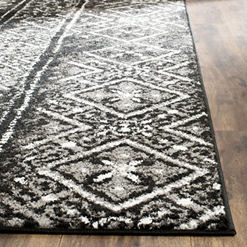 Safavieh Adirondack Collection Area Rug - 10' X 14', Black & Silver, Moroccan Boho Distressed Design, Non-Shedding & Easy Care, Ideal For High Traffic Areas In Living Room, Bedroom (Adr111C) #TOP2