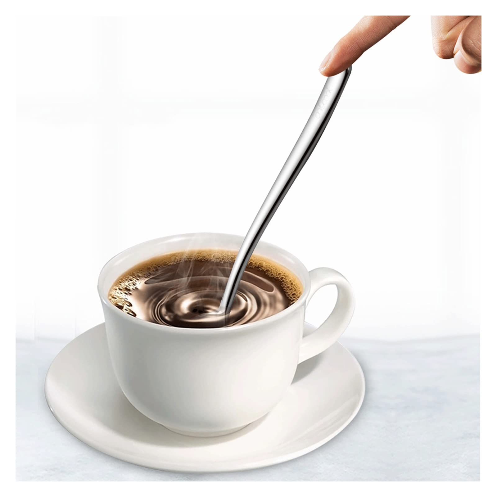 Kaffeelöffel Aus Edelstahl 304 - 17 Cm Lange Löffel, 2 Stück, Perfekt Für Kaffee, Tee & Rühren