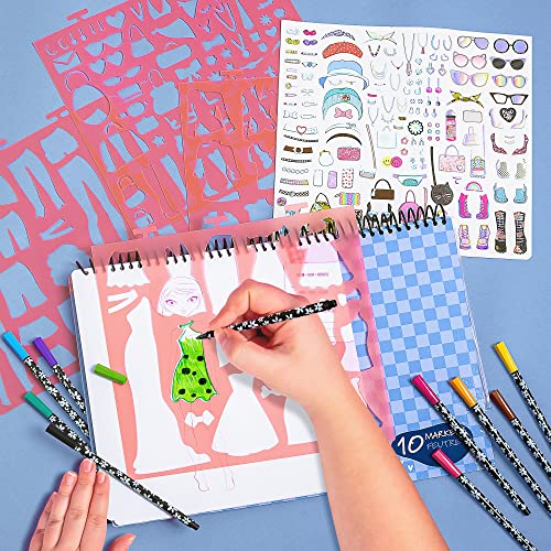 Image of Fashion Angels Fashionista Design Sketch Book Set
