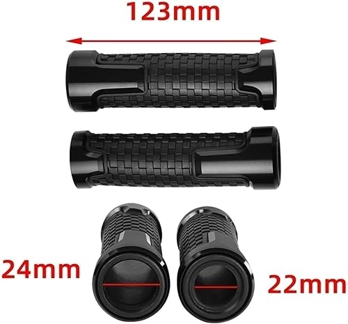 Miniatura 2 de Motocicleta para Y&AMAHA XJ6 XJ-6 2010 2011 2012 2013 2014 2015 2016 XJ6N XJ6-S motocicleta 0.866 in CNC aluminio goma gel mango barra agarraderas