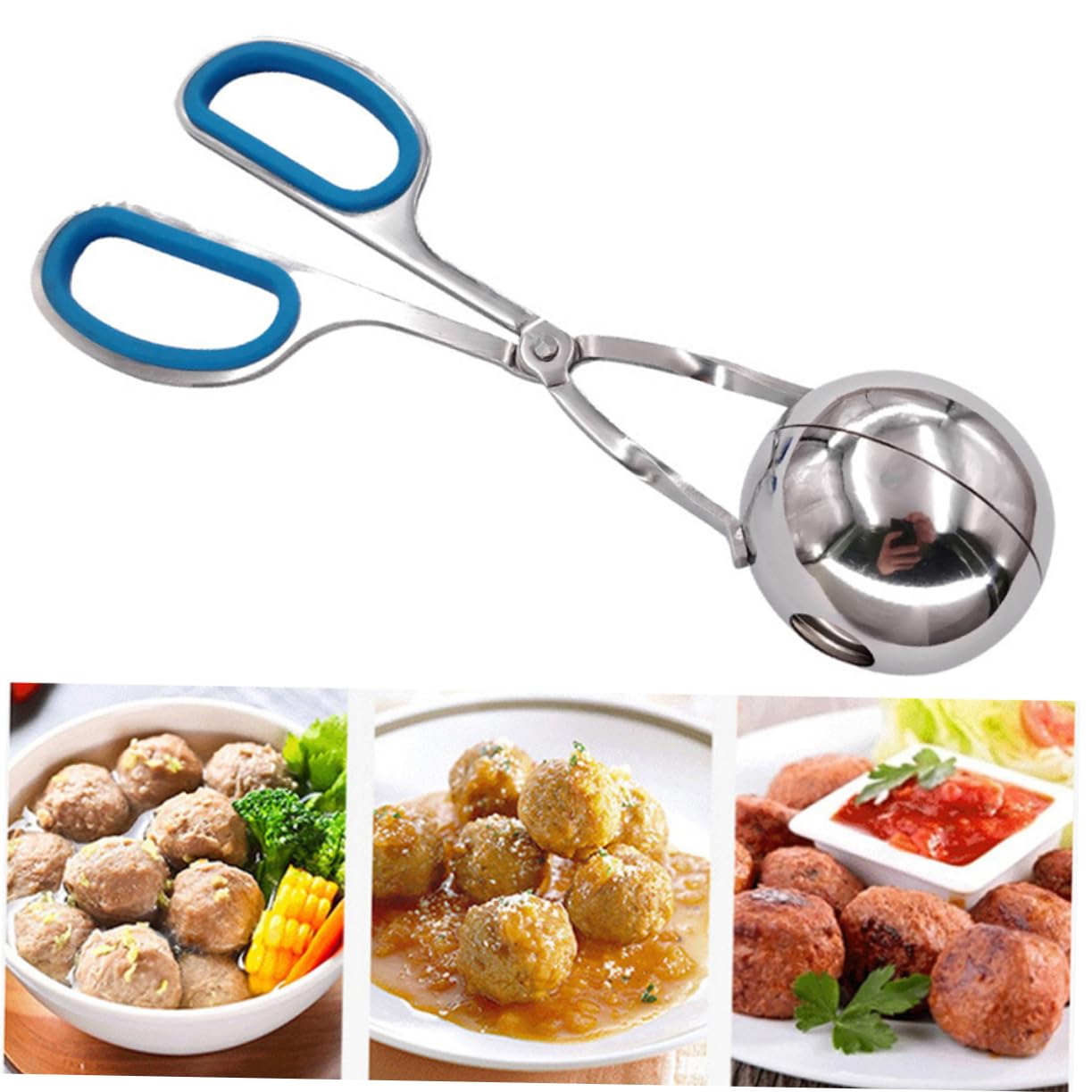 OFFSCH Stuffed Meatball Diy Clip Meatball Mold Meat Clip Kitchen Gadget Metal Easy to Use