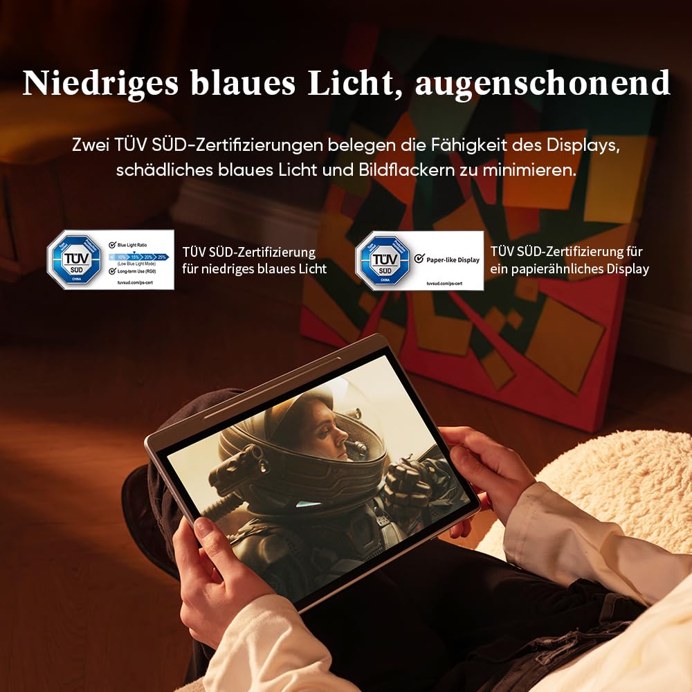 XPPen Magic Note Pad, Papier-Tablet mit 10,95-Zoll-Farbdisplay, 16K X3 Pro Stift, DREI Farbmodi, 1200 * 1920 Auflösung, 8000mAh Akku-Kapazität, Android 14 Betriebssystem
