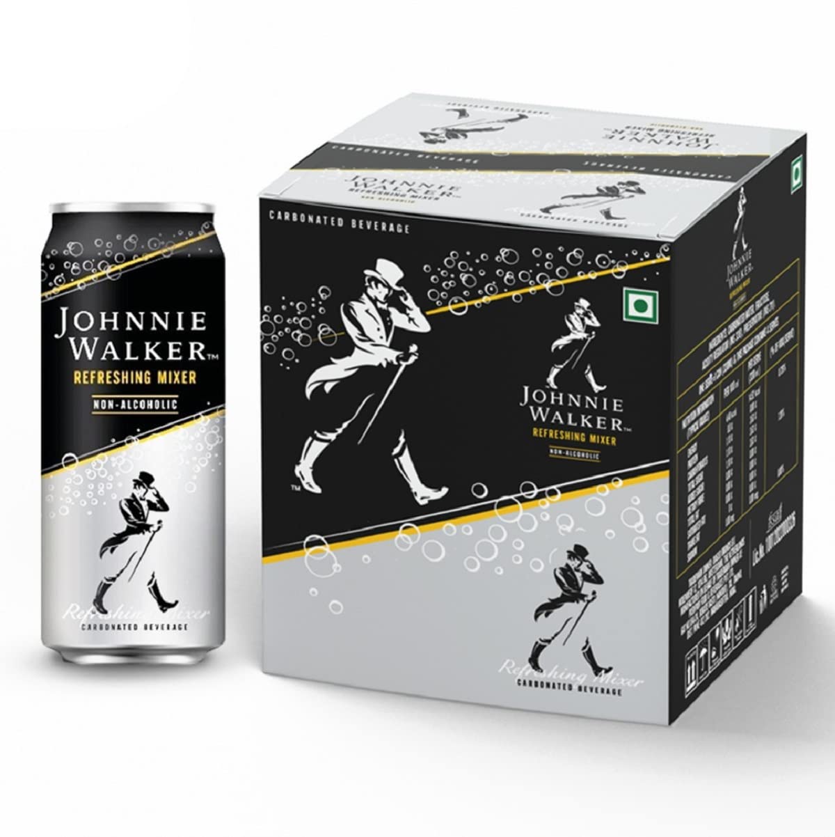 Johnnie Walker Refreshing Mixer Non Alcoholic Carbonated Beverage