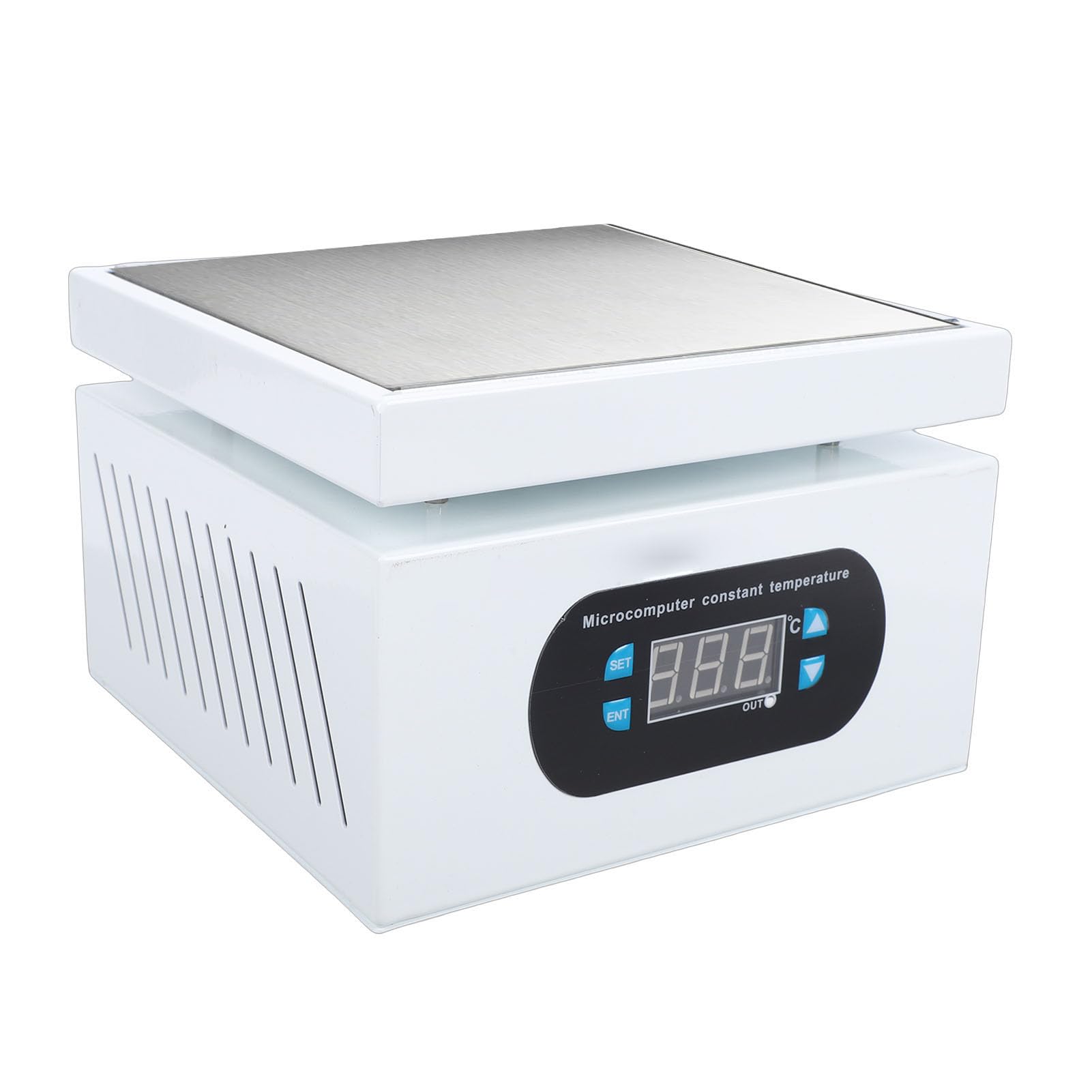 110V 500W Soldering Hot Plate, LED Microcomputer Electric Preheat Soldering Station, Two Dimensional Heat Dissipation Holes, Welder Hot Plate Rework Heater Lab 150 X 150mm (US Plug)