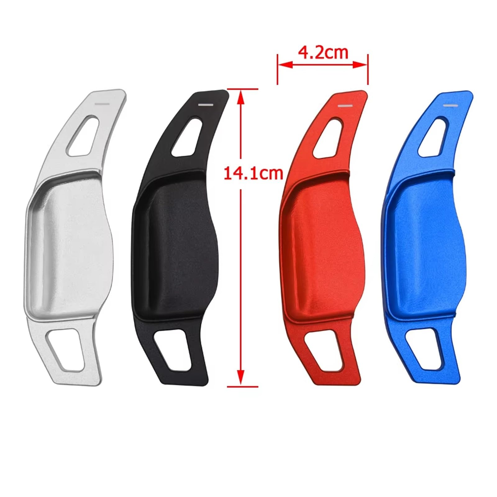 Compatibile Con Alfa Per Romeo Per Junior Per Hybrid 2025 2024 Accessori Per Auto, Adesivi Per Estensione Cambio Al Volante Paletta Cambio Volante(Rosso)