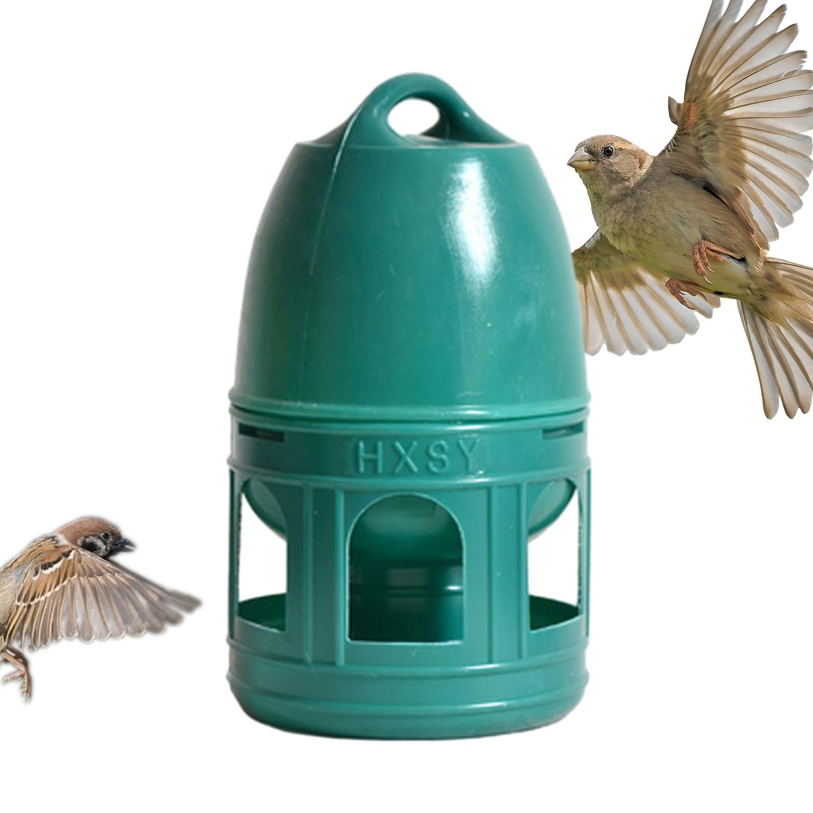 Distributeur d'eau pour Pigeons, Abreuvoir pour Pigeons | Distributeur de mangeoire à Oiseaux pour récipient à Eau pour - Poignée supérieure, Large Ouverture, Fournitures pour Animaux