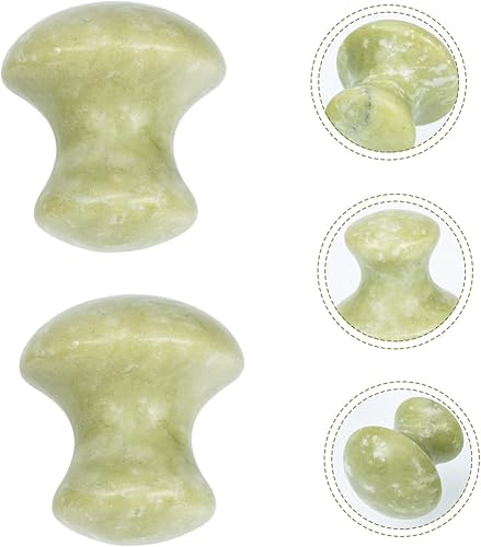 Miniatura 3 de Beaupretty 8 unids masajeador de piel facial handmadegua sha herramienta facial gua sha herramienta facial forma de hongo guasha raspado calentador