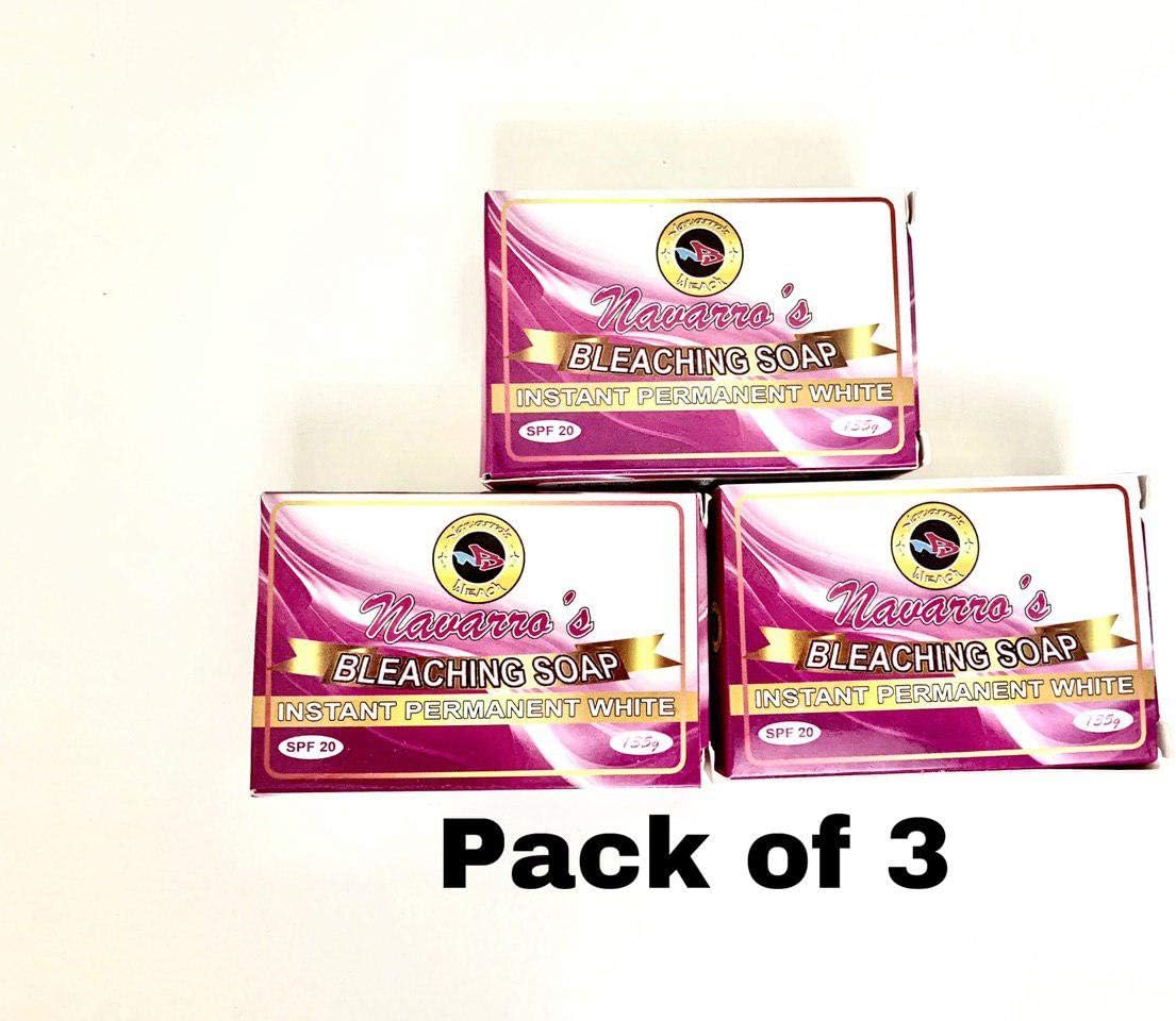 Navarro's Bleaching Soap (Instant Permanent White SPF 20)