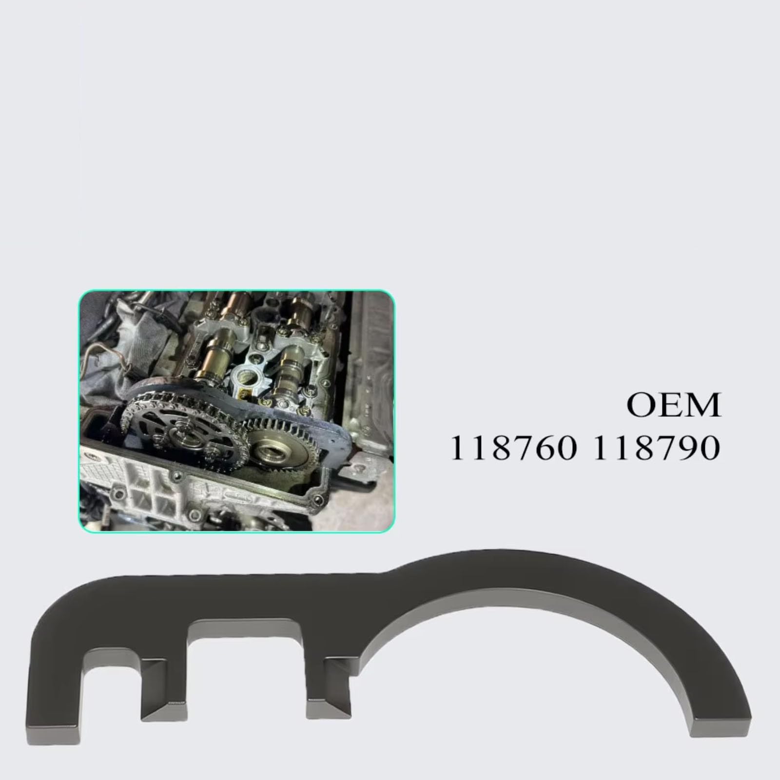 Compatible con para 530d GT F07 2009-2012 Herramientas De Alineación del Eje Equilibrio Árbol Levas Motor Coche Kit Sincronización Herramienta Calado Motor