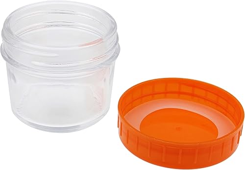 Miniatura 2 de Acorn Baby Juego de 12 tarros de cristal para bebé, coloridos recipientes de almacenamiento de alimentos para bebés de 4 onzas, aptos para