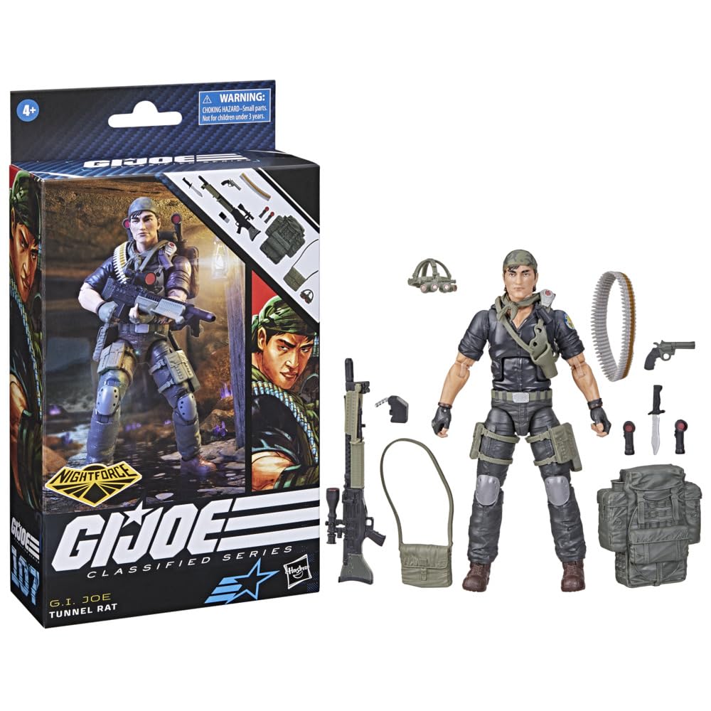 GIジョー クラシファイド シリーズ　ナイトフォース ファルコーネ＆クォレル G.I. Joe Classified Series Night Force Falcon Falcone & Quarrel.