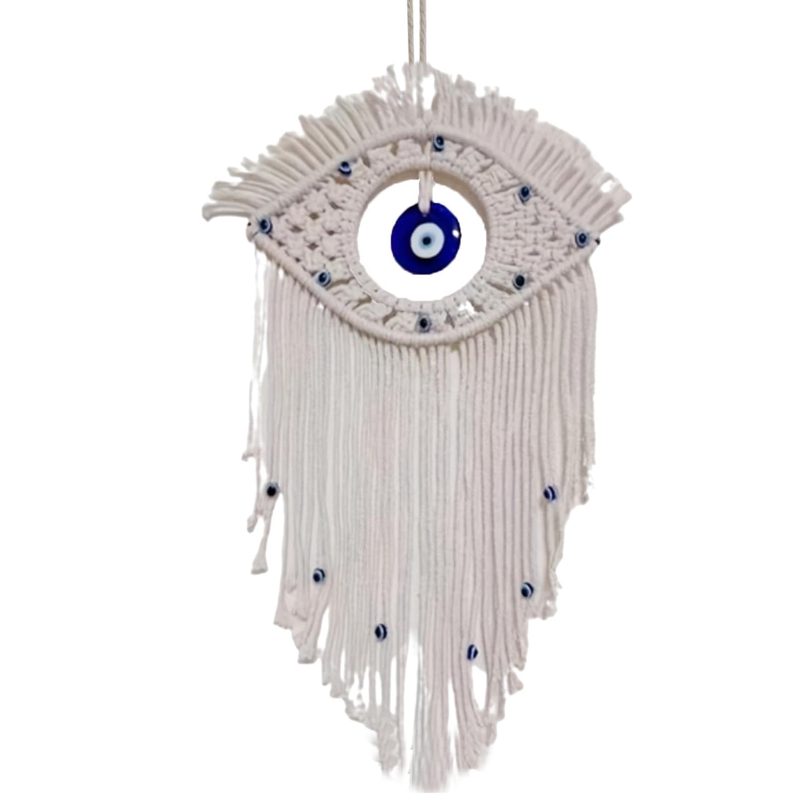 Boho Dream Catcher - Stylish Handmade Dream Catcher, Decorative Vintage Dream Catcher | Woven Evil Eye Dreamcatcher, Hangable Wall Ornament, Evil Eye Dreamcatcher Decoration for Apartment Living Room